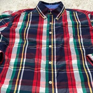 Chaps Men's Sz large Plaid Button Down Shirt NWOT